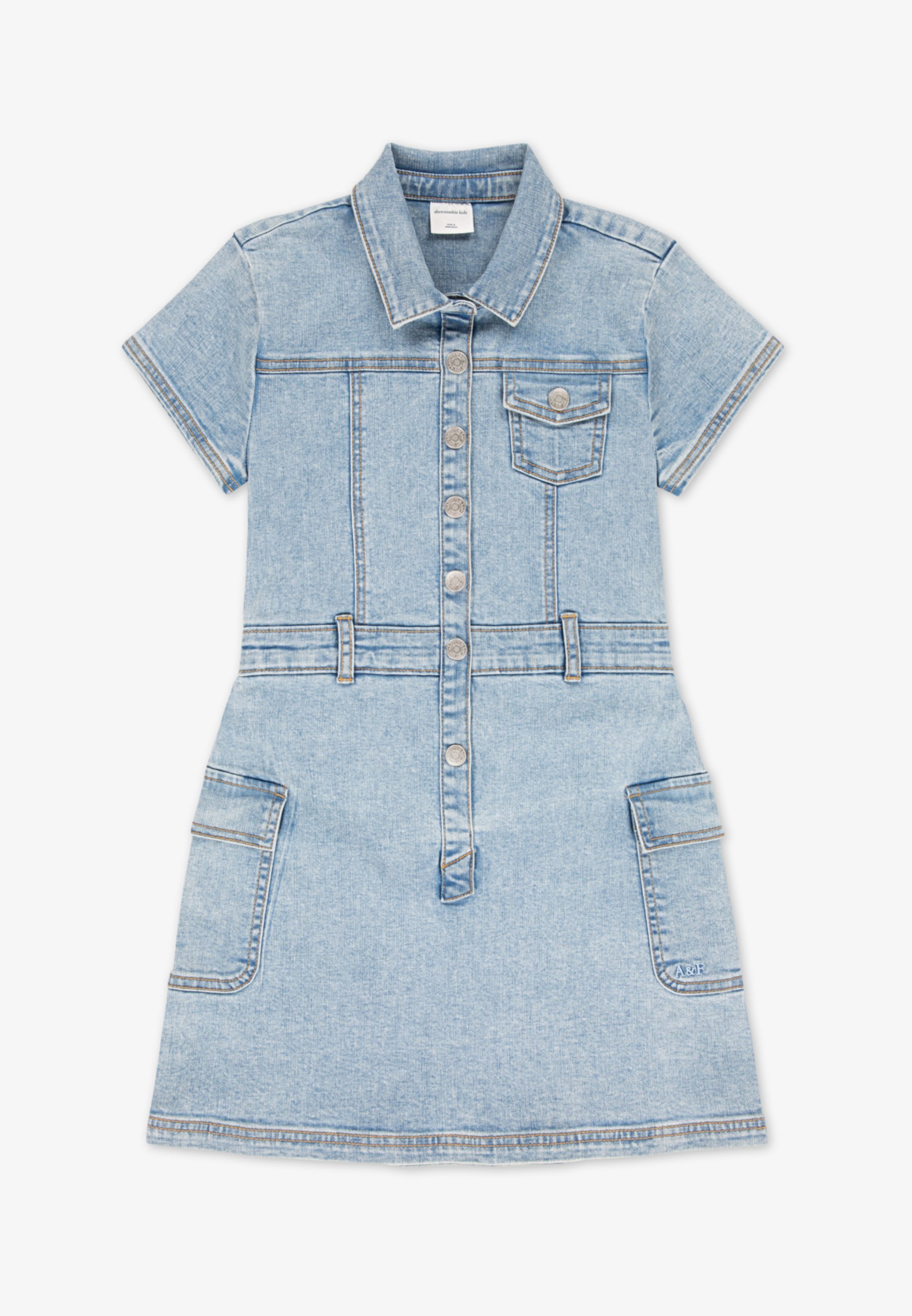 Abercrombie & Fitch UTILITY - Sukienka jeansowa - twirl