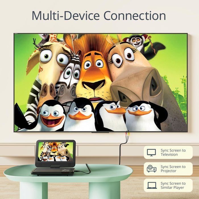 Lecteur DVD Portable 12,5