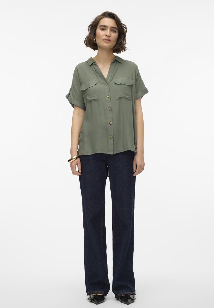 Vero Moda VMBUMPY NOOS - Halenka s knoflíky - laurel weaver