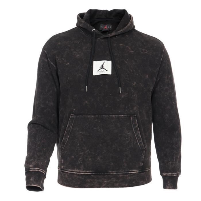 Sudadera con capucha Nike JORDAN ESSENTIAL FLEECE - Negra - Para hombre - Manga larga