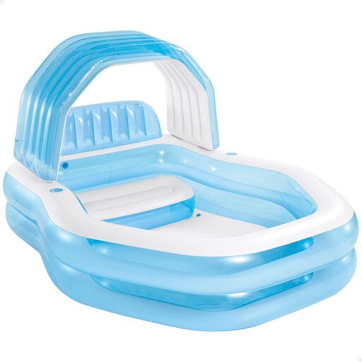 Piscine gonflable pour enfants avec fauteuil et auvent, par Intex