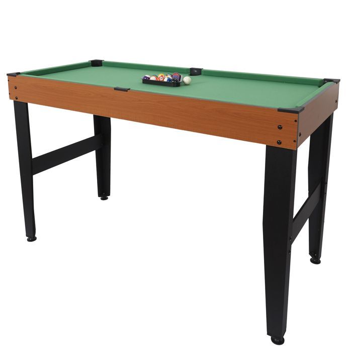Mesa de bilhar - Mister Gadget - Compacta - Elegante - Marrom e Preta