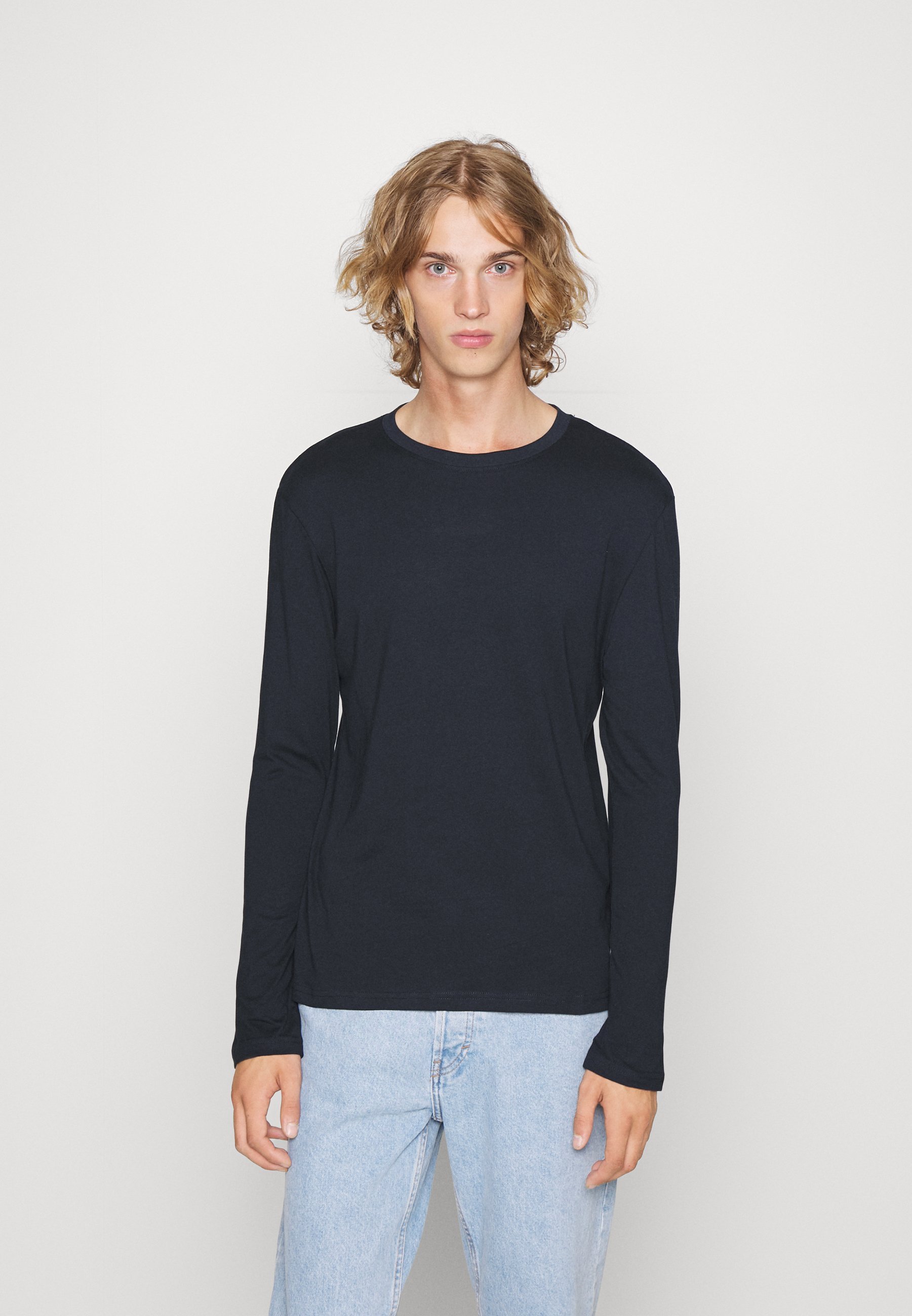 Lot de 5 hauts à manches longues Pier One - noir/bleu foncé/pierre