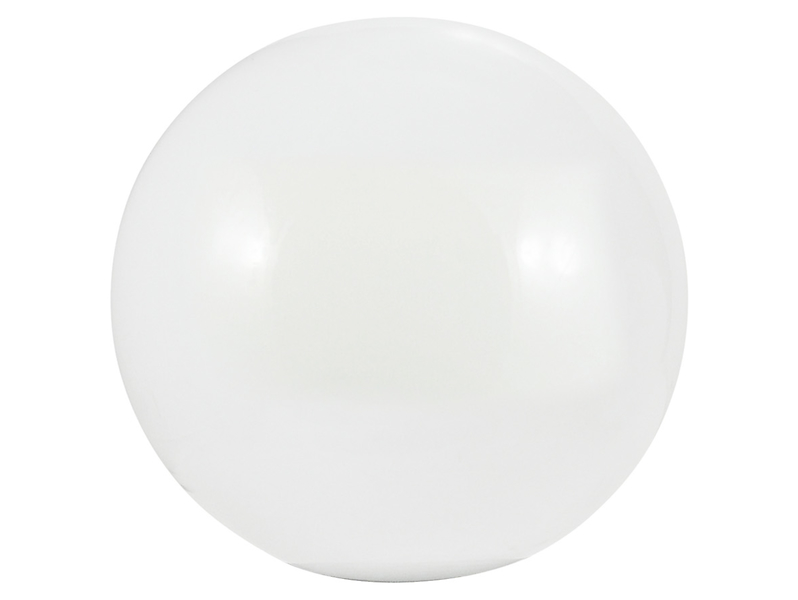 Kula solarna  LED RGB 40 cm biała