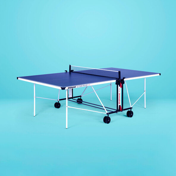 Zábavný stůl na stolní tenis, modrý