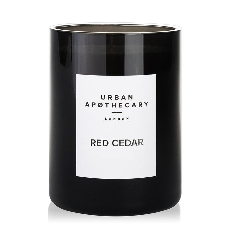 Candela di lusso Urban Apothecary in scatola di vetro, cedro rosso - 300 g