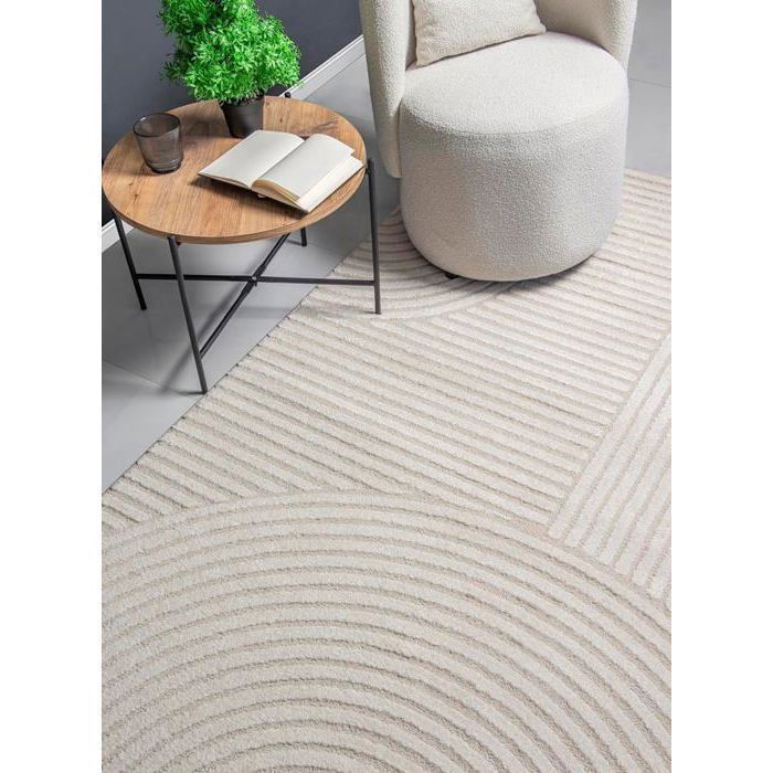 Alfombra moderna - THE CARPET - Everest 2252 - 160x230 cm - Efecto 3D - Diseño escandinavo