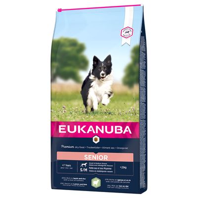 Eukanuba Senior Klein & Middelgroot Ras - Lam & Rijst