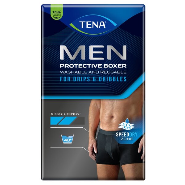 Pantaloni scurți boxer lavabili Tena Men<br>Dispozitiv medical - mărimea XL