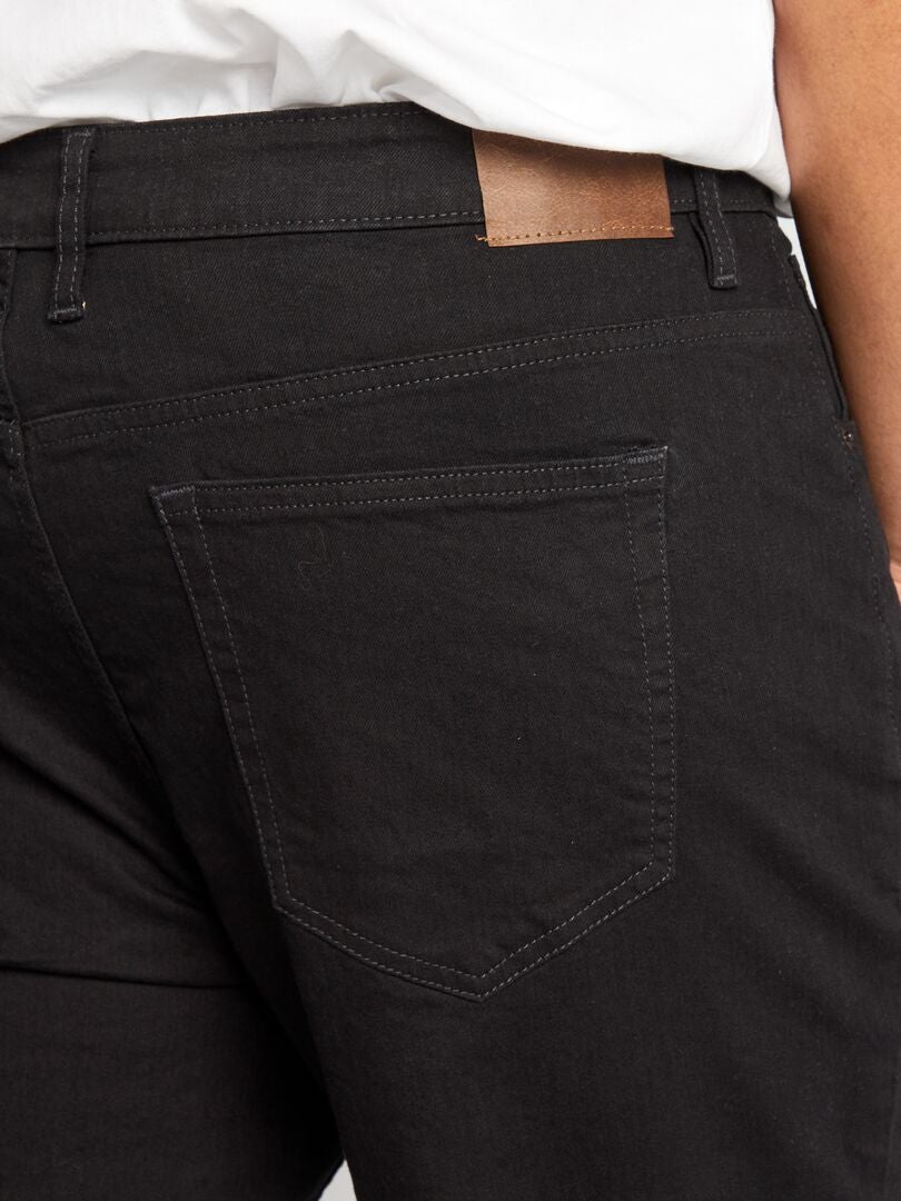 Calça jeans slim de 5 bolsos - tamanho L34 - preta