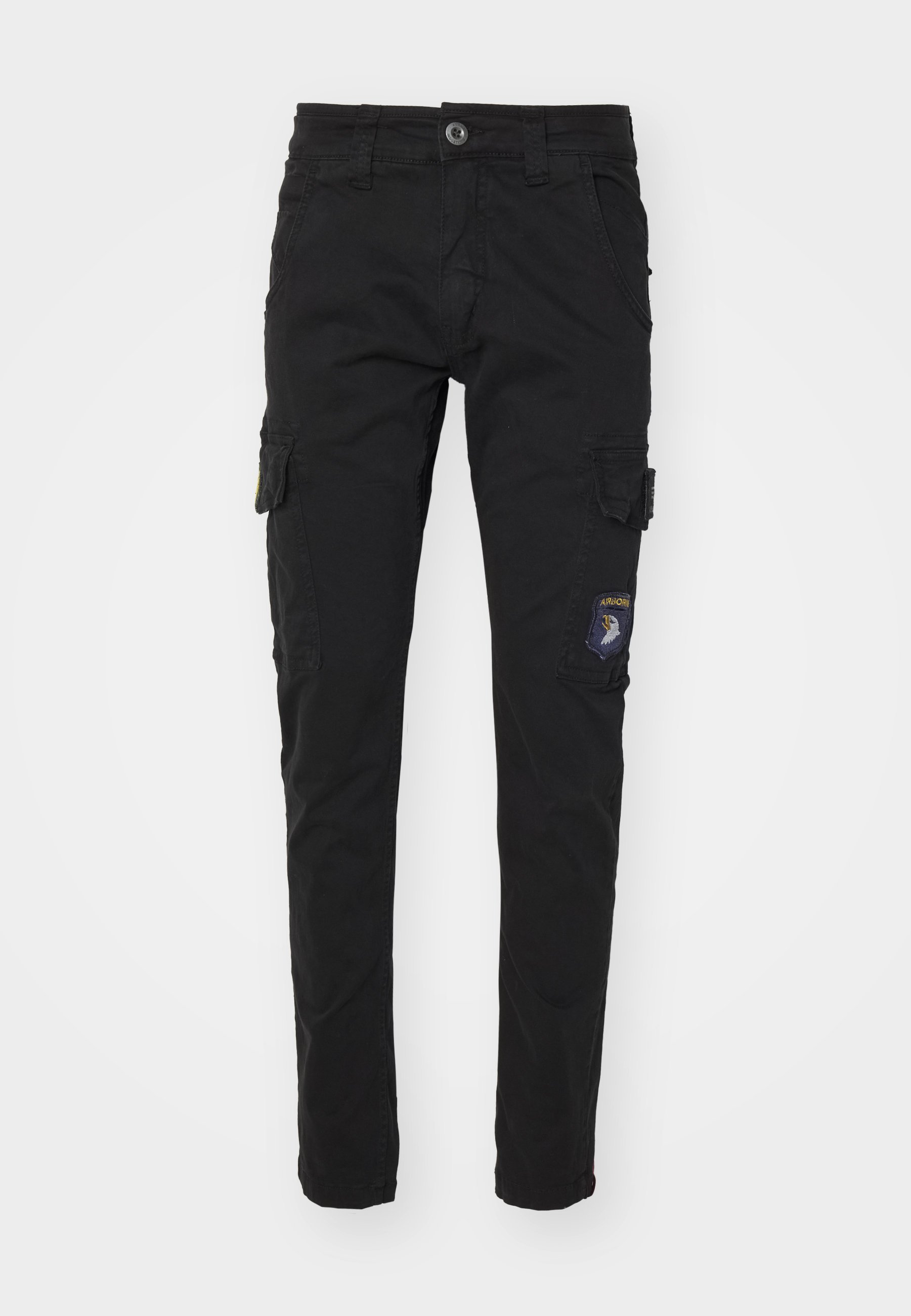 Alpha Industries PETROL PATCH - Pantaloni cargo - neri