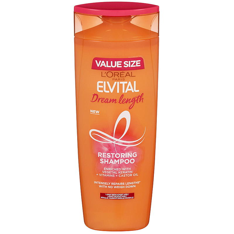 Loreal Elvital sjampo 400 ml Drømmelengde