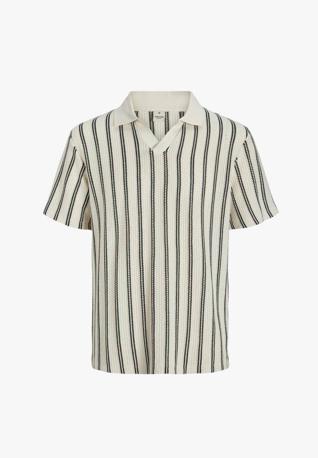 Jack & Jones JPRBLUHARRY SPLIT NECK - Poloshirt - cloud dancer