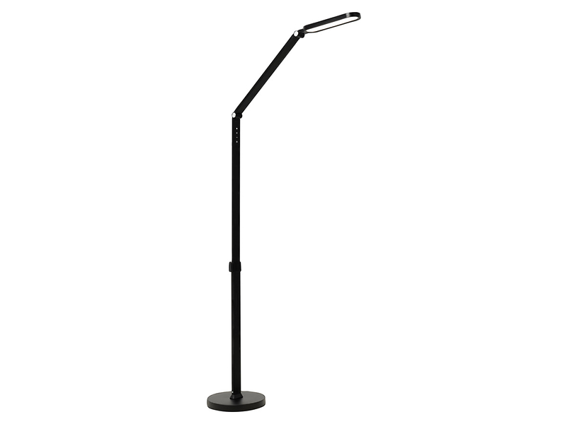 Lampa podłgowa Ferrara LED ze zmienną barwą światła czarna