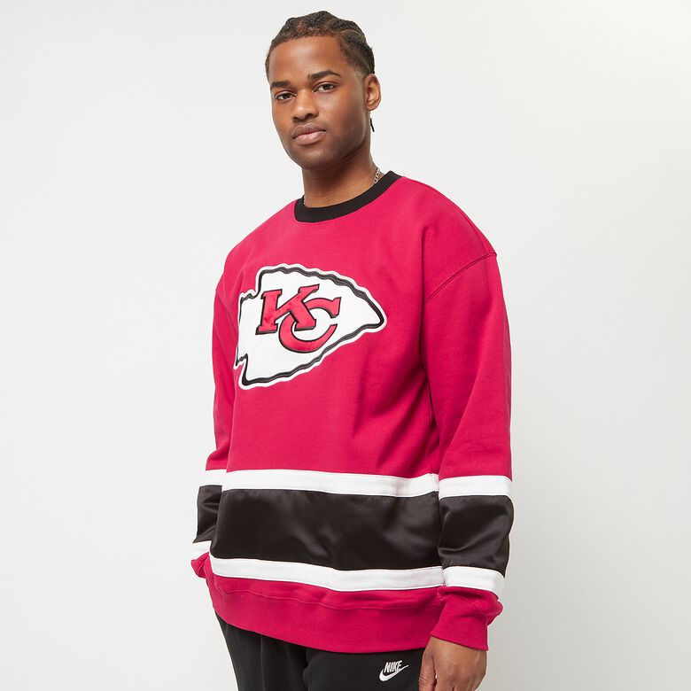 NFL Satin Insert Fleece Crew Kansas City Chiefs