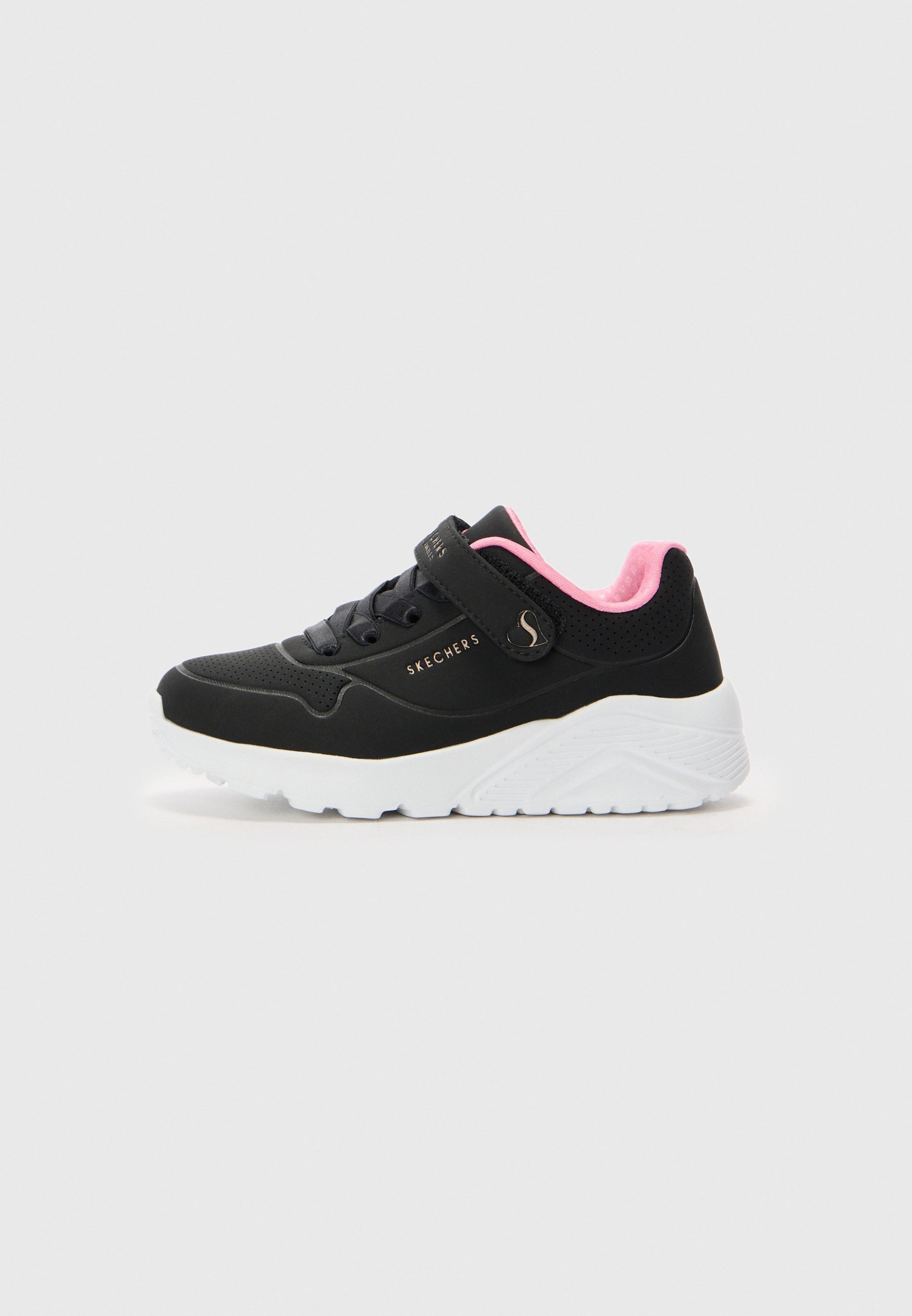 Skechers UNO LITE - Scarpe da ginnastica - nere/oro rosa