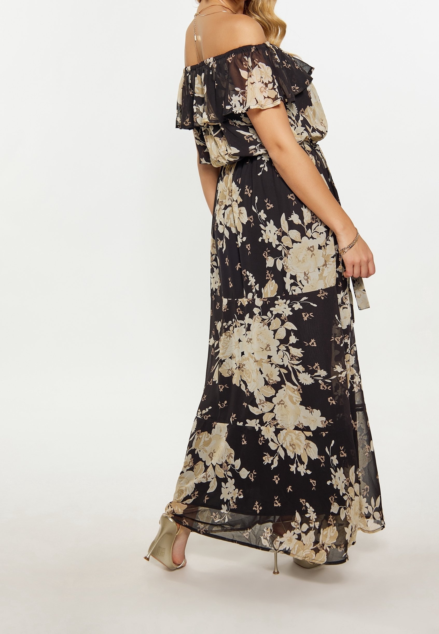 Faina maxi-jurk - zwart