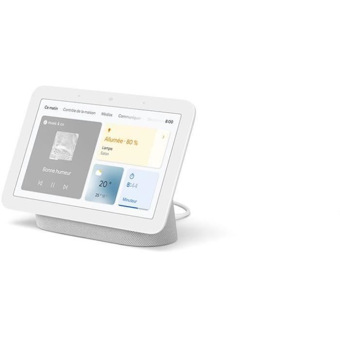 Smart display - Google Nest Hub (2nd generation) - Voice-controlled speaker - Gray
