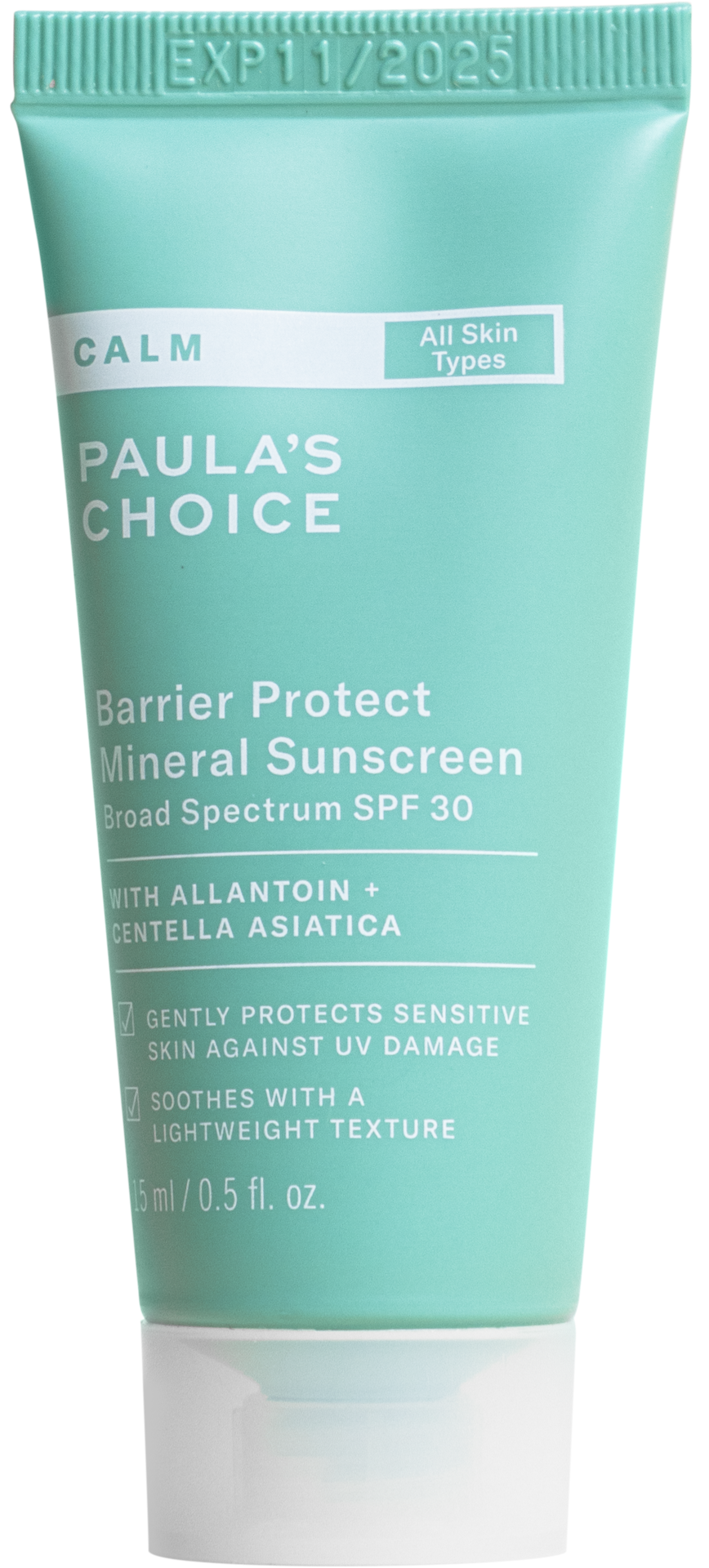 Cremă de protecție solară minerală Calm Barrier Protect SPF30 15 ml - Paula's Choice
