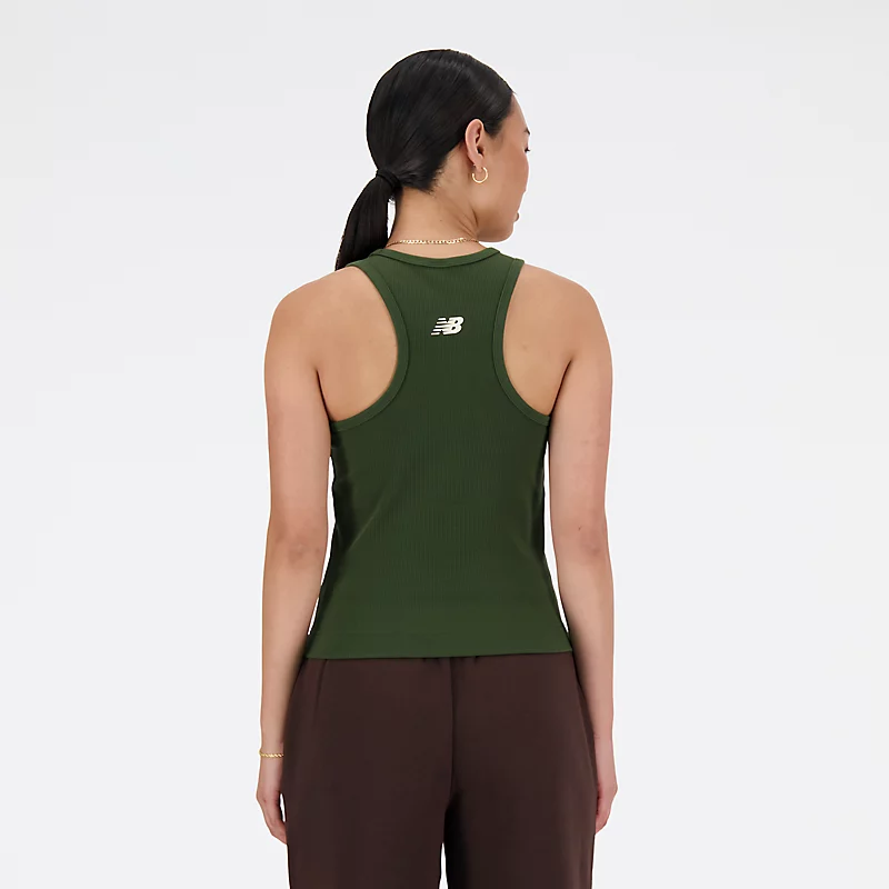 Damen-Rippstrick-Top mit Racerback - KOMBU