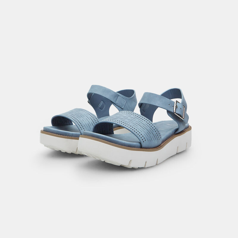 Sandalo da donna med suola plattform 4 cm