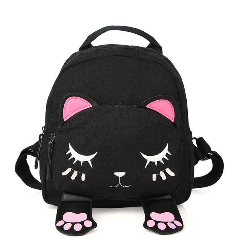 Zaino in tela da donna per ragazze adolescenti, borse con gatti, interessanti zaini in stile preppy, borsa da viaggio per studenti, carino Mochila, nuovo XA322AH
