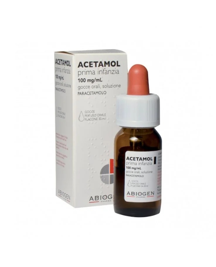 ABIOGEN Paracetamol voor jonge kinderen 100 mg/ml druppels 30 ml Paracetamol