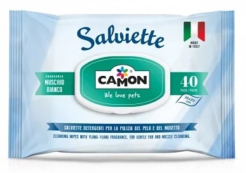 CAMON Servetten met witte musk, 40 stuks