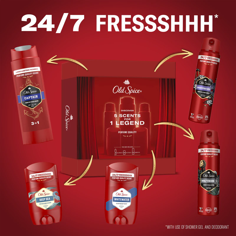 Old Spice Discovery Box Cadeauset voor mannen