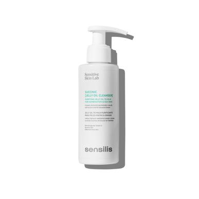Sensilis Succinic Jelly Oil Cleanser Reduserer urenheter, rensegel for kombinasjonshud og fet hud, 150 ml
