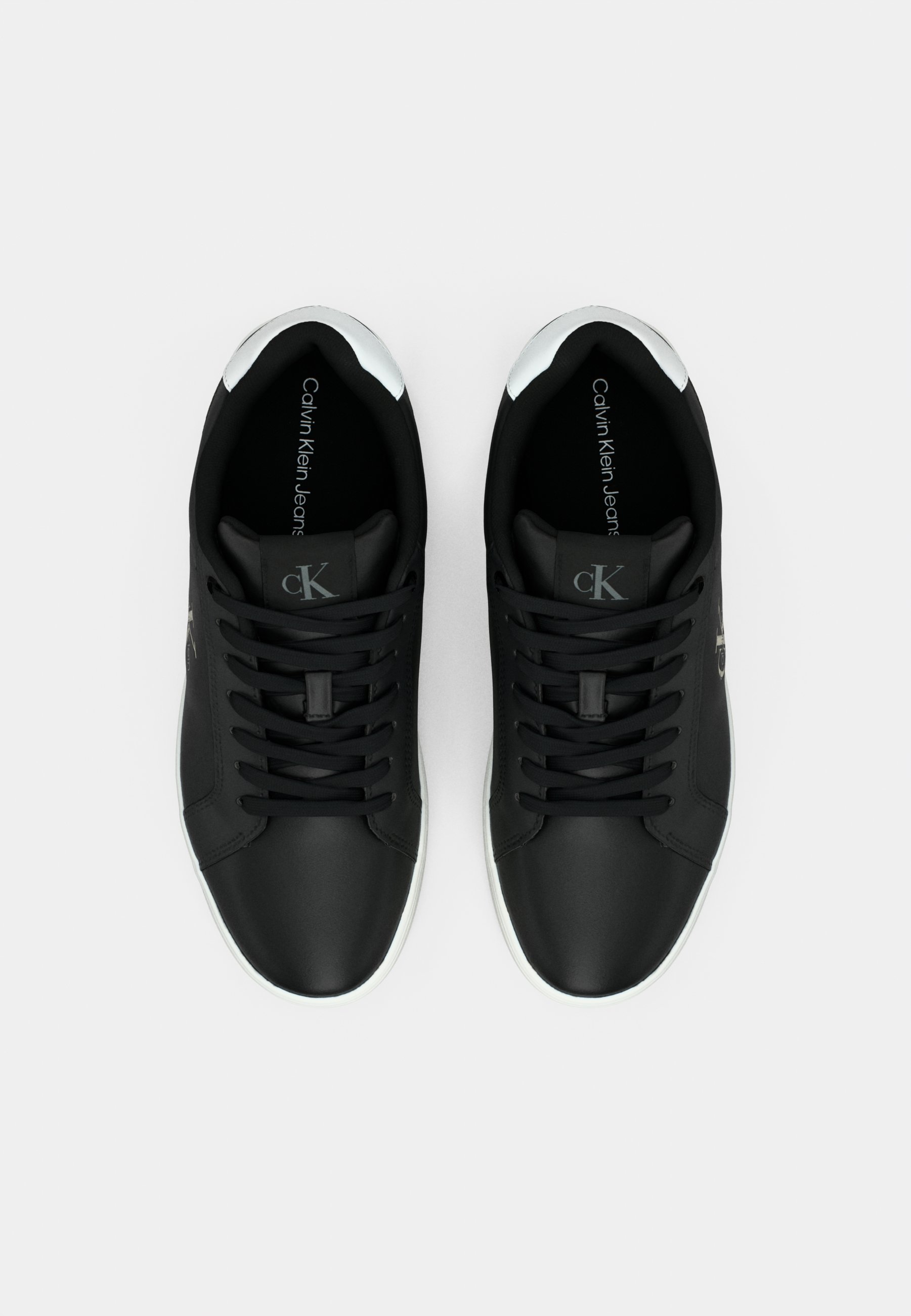 Calvin Klein Jeans CLASSIC CUPSOLE MONO - Sneakers - zwart/helder wit
