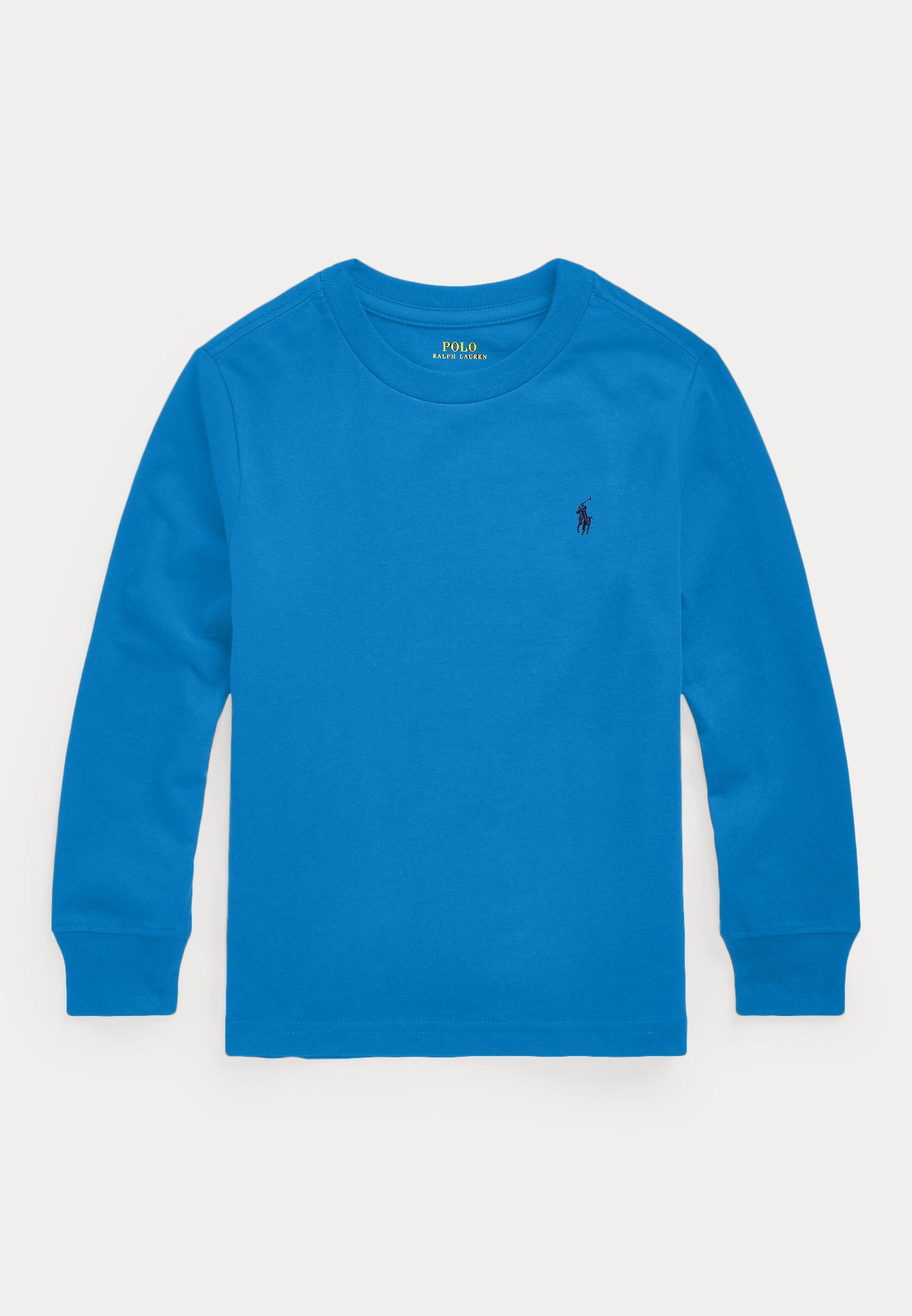 Polo Ralph Lauren katoenen jersey T-shirt met lange mouwen - Top met lange mouwen - Scottsdale Blue