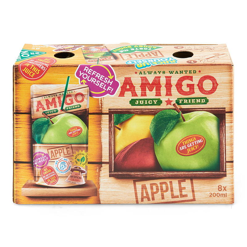 Amigo Fruit Drink 8x200 ml Amigo omena