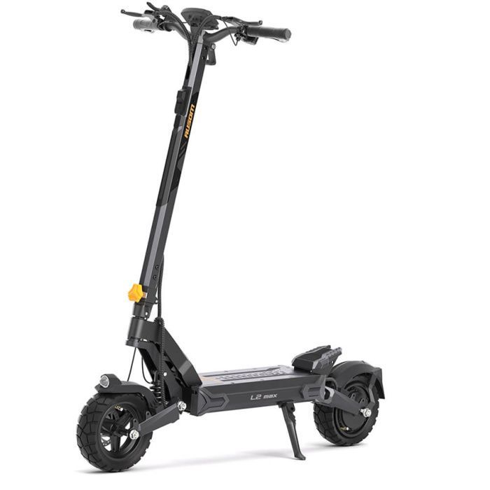 Patinete elétrico Ausom L2 Max - Motor de pico de 1300 W - Pneus sem câmara de 10