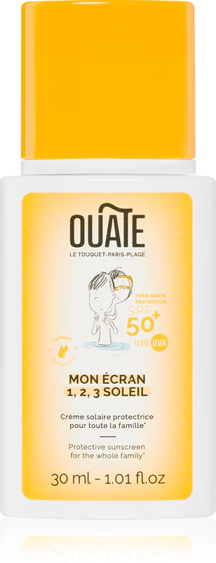 OUATE My 1,2,3 Opaľovací krém SPF 50+ na tvár Ochranný opaľovací krém na tvár