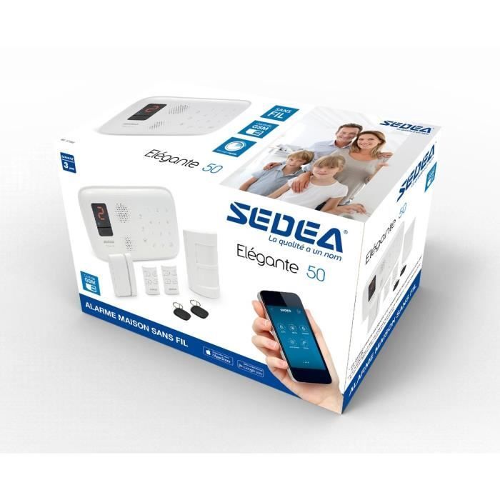 SEDEA Elegant Wireless Home Alarm Pack 50