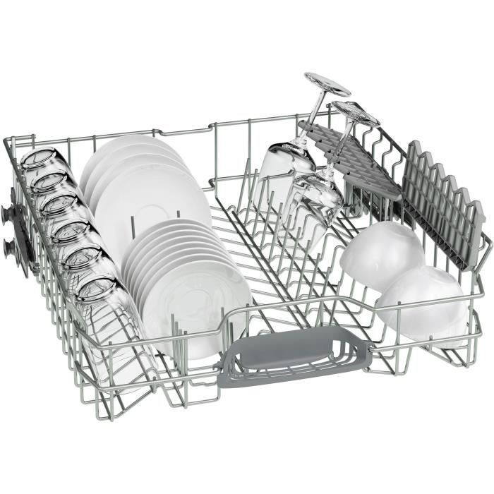 Lave-vaisselle pose libre BOSCH SMS2HVI02E SER2 - 14 couverts - Induction - L60cm - 46 dB - tiroir à couverts - Acier brossé