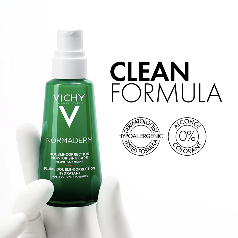 Vichy Normaderm Phytosolution korektivna nega z dvojnim učinkom proti nepravilnostim kože, nagnjene k aknam