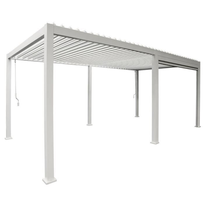Toldo - Chalé e Jardim - Para pérgola bioclimática - 4 m - Branco