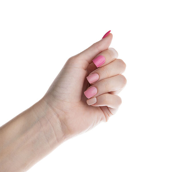 Paznokcie Invogue Pink Ladies Square Nails – zestaw różnych kolorów (120 sztuk)