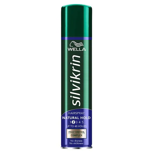Lak na vlasy Wella Silvikrin Natural Hold, 250 ml