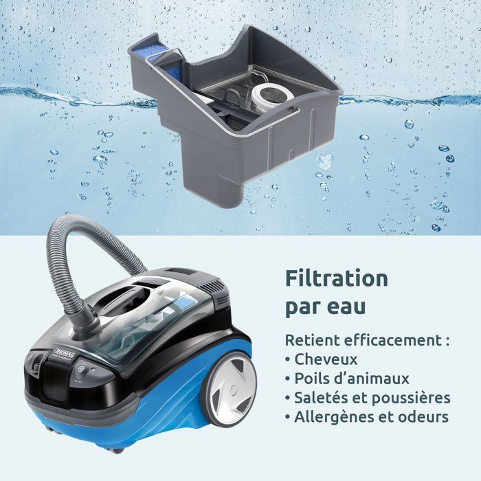2-in-1 tahranpoistoaine - THOMAS Aquatic Jet - 1700 W max - 83 dB(A)