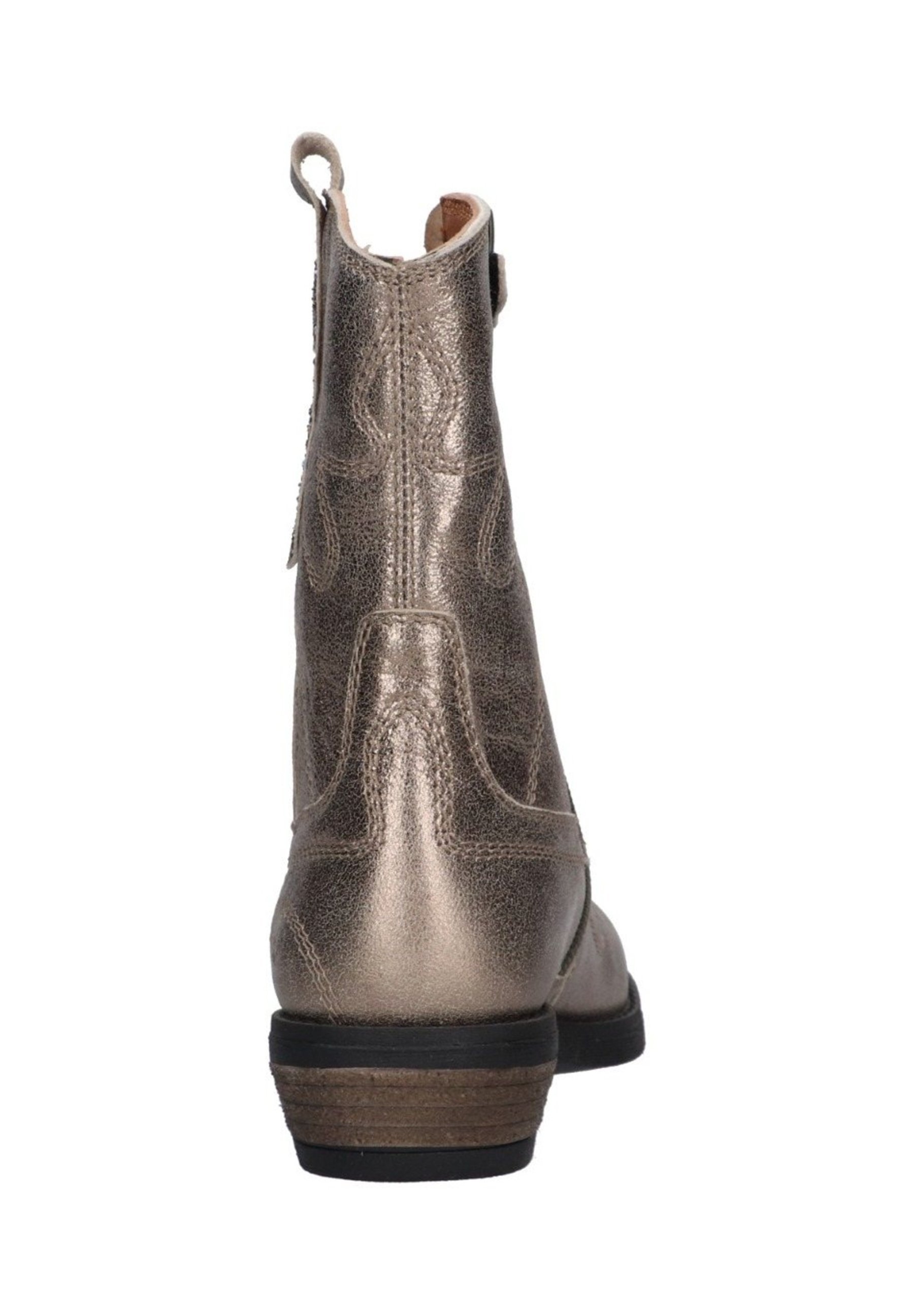 Braqeez Cowboy/biker ankle boot - bruin