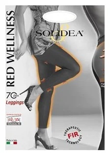 Legíny SOLIDEA Red Wellness 70 Negro 5XL