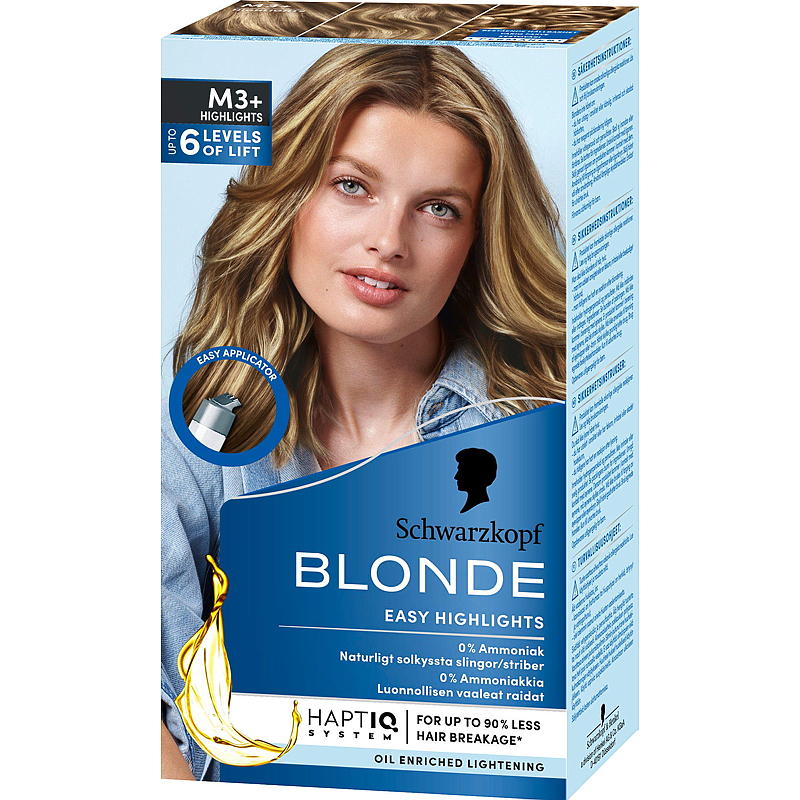 Coloration Schwarzkopf blond M3