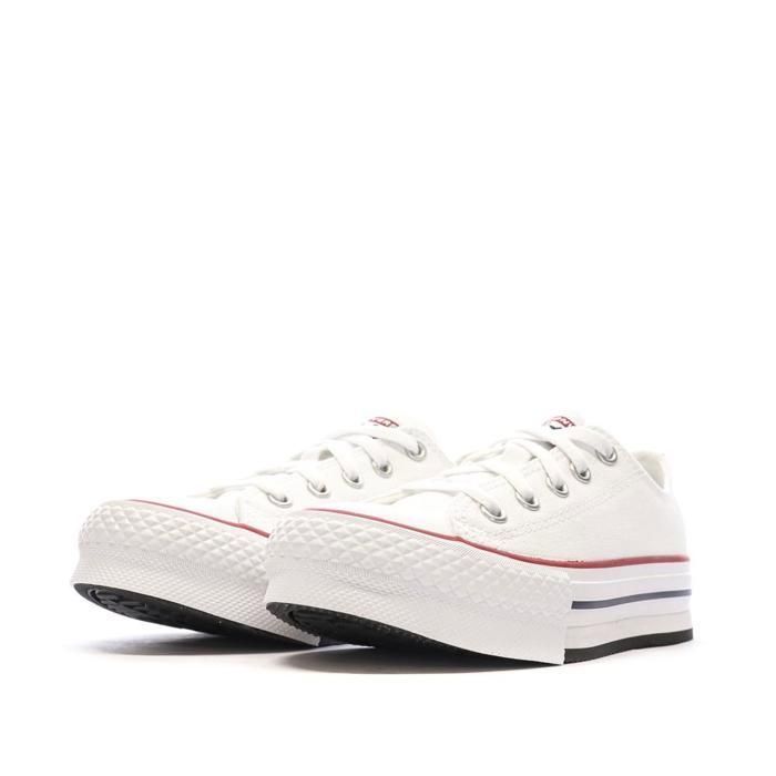 Sneakers basse - CONVERSE - Ctas Platfo Ox - Bianche - Bambini - Ragazze