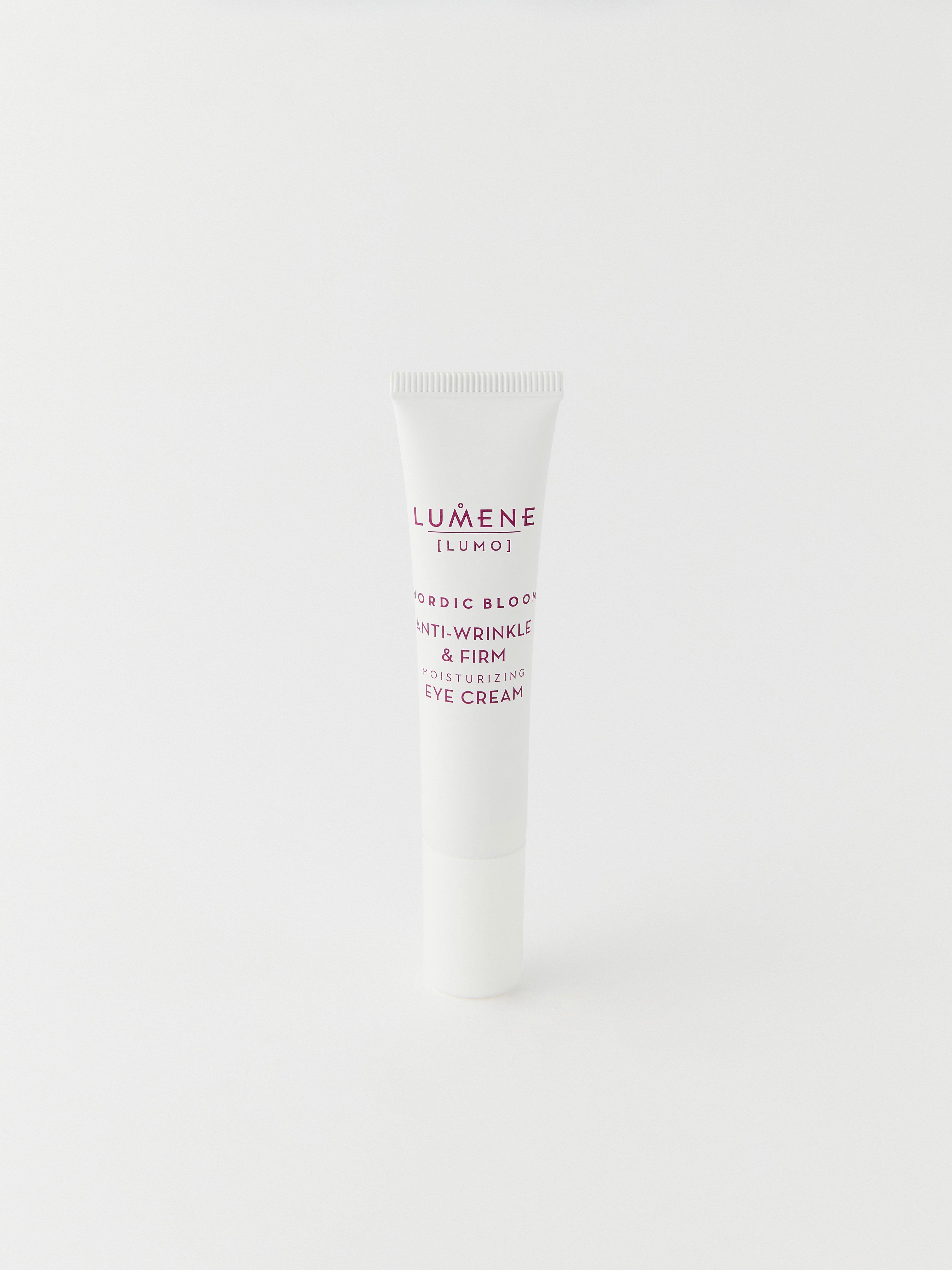 Lumene Lumo Nordic Bloom Creme Hidratante Antirrugas e Firmador para Olhos Sem Cor