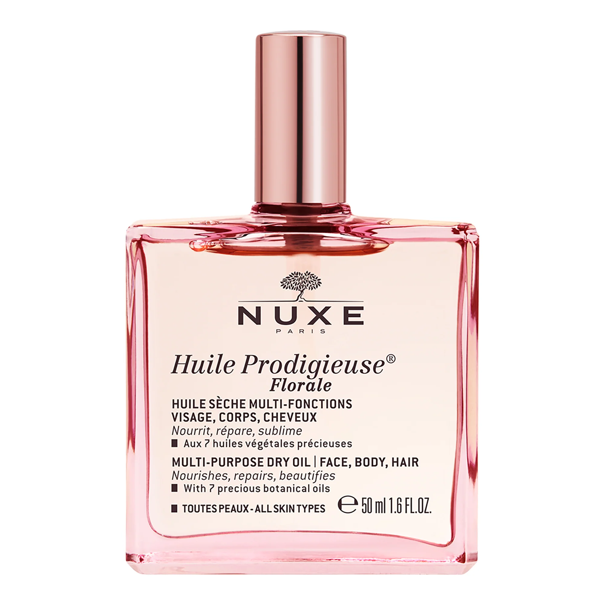 Huile Prodigieuse Olio Secco FLORALE - Olio viso nutriente, Olio Corpo, Olio Capelli, Olio elasticizzante antismagliature