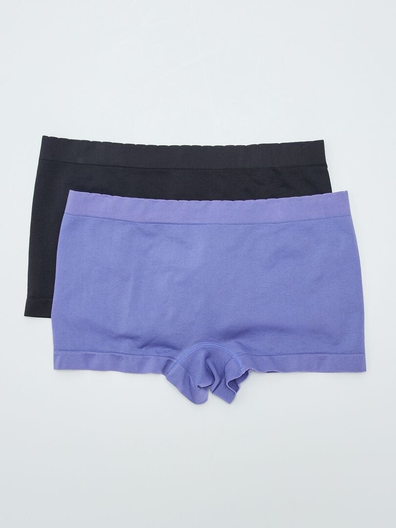 Conjunto de 2 culottes 'Billet Doux' - MORADO