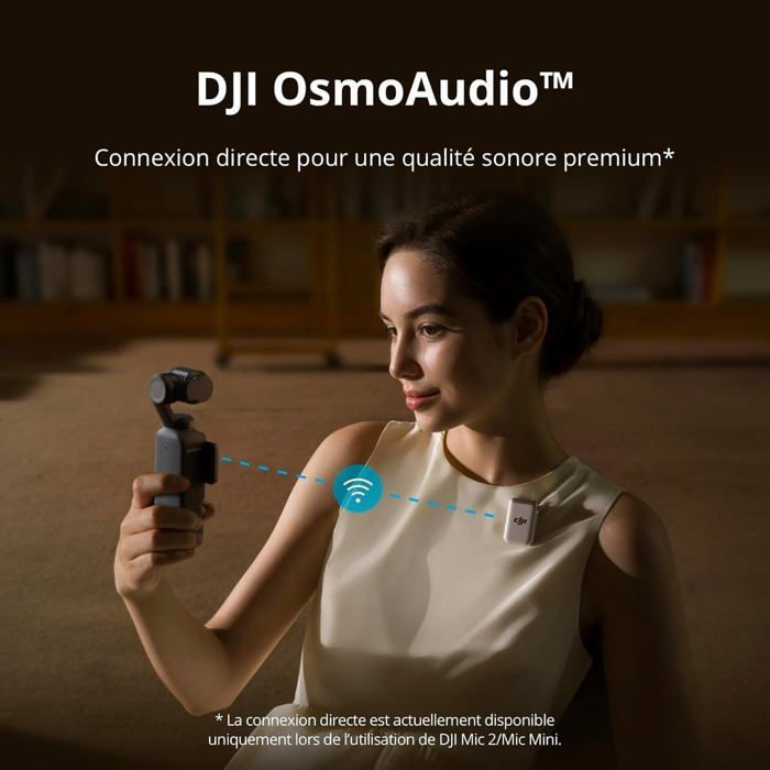 DJI Osmo Pocket 3 Creator Bundle, câmera vlog CMOS de 1'' e vídeo 4K/120fps